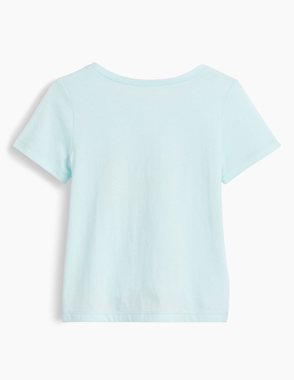 Playera Elsa Frozen manga corta para niña 3