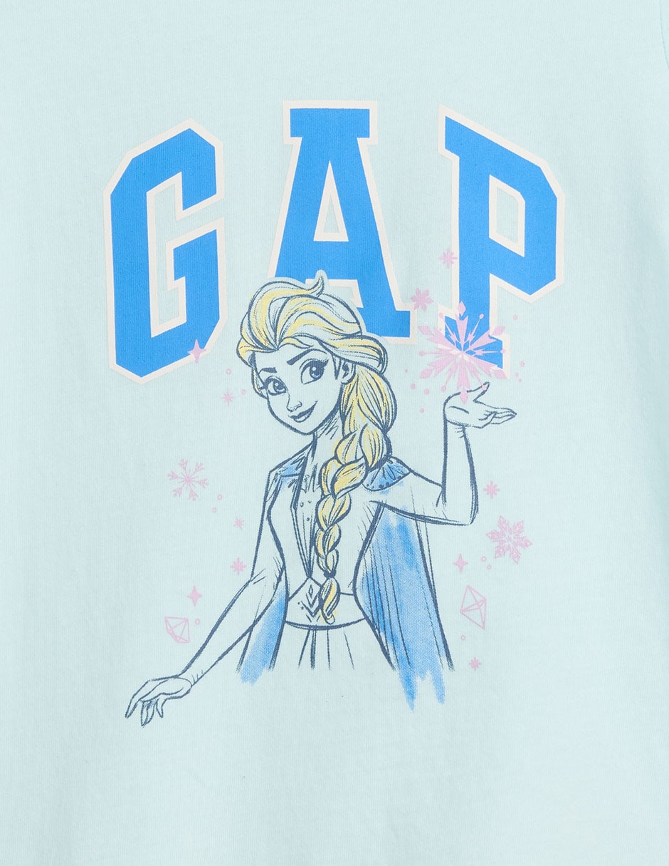 Playera Elsa Frozen manga corta para niña 2