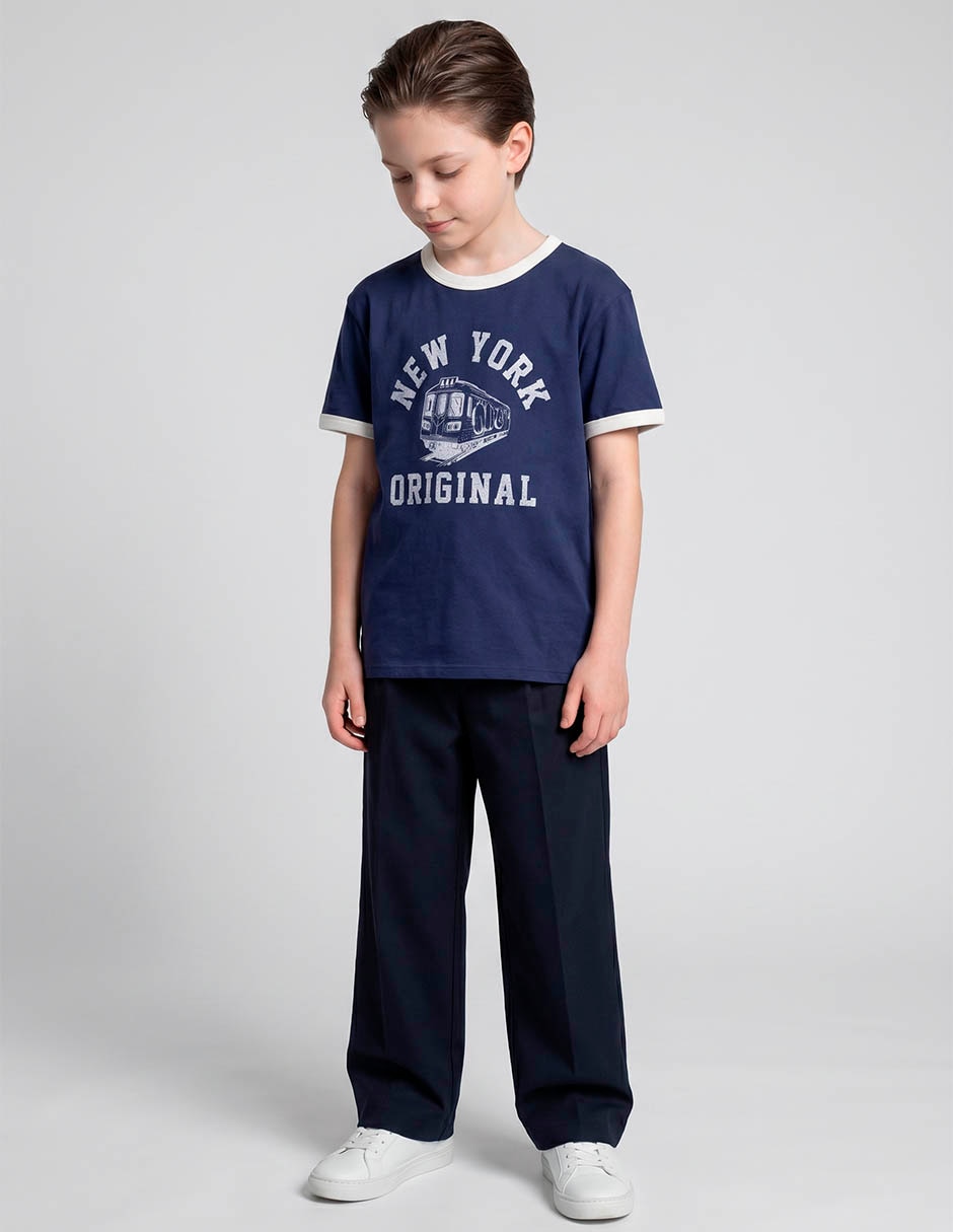 Playera manga corta para niño Playera manga corta para niño