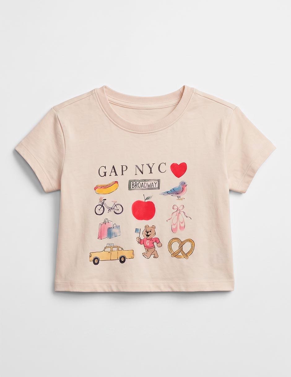 Playera manga corta para niña 2