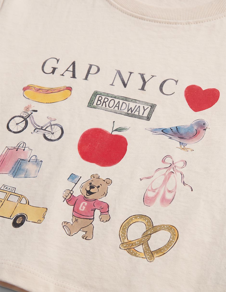 Playera manga corta para niña 4