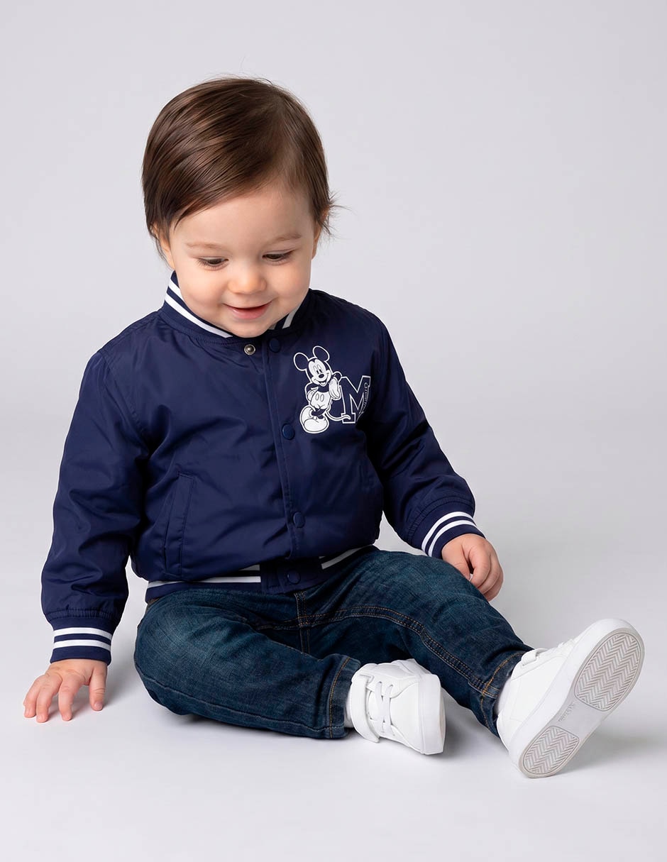 Chamarra mickey mouse de algodón para bebé Chamarra mickey mouse de algodón para bebé