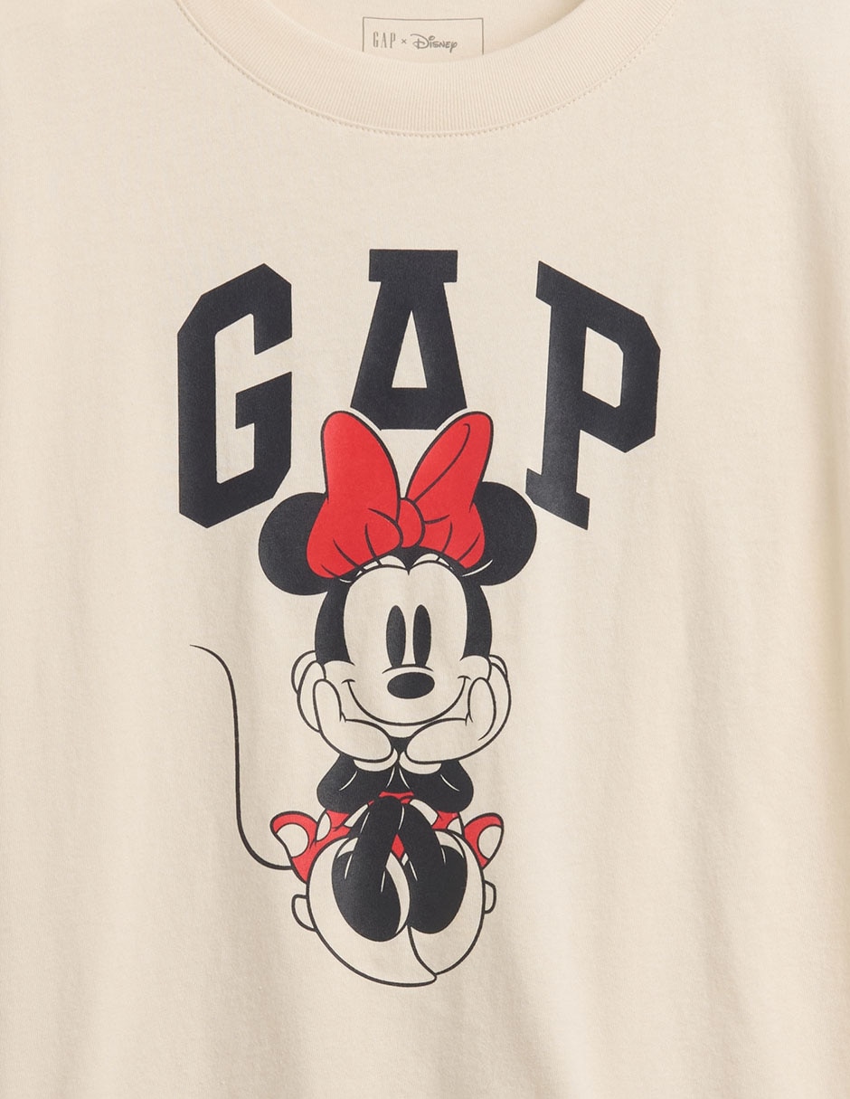 Playera Minnie Mouse manga larga para niña