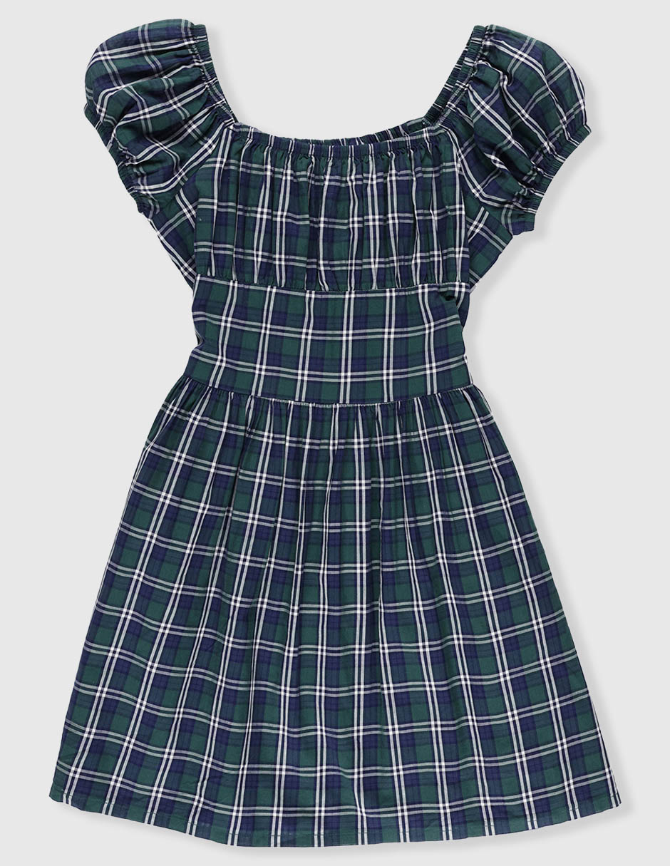Vestido manga globo para niña 2