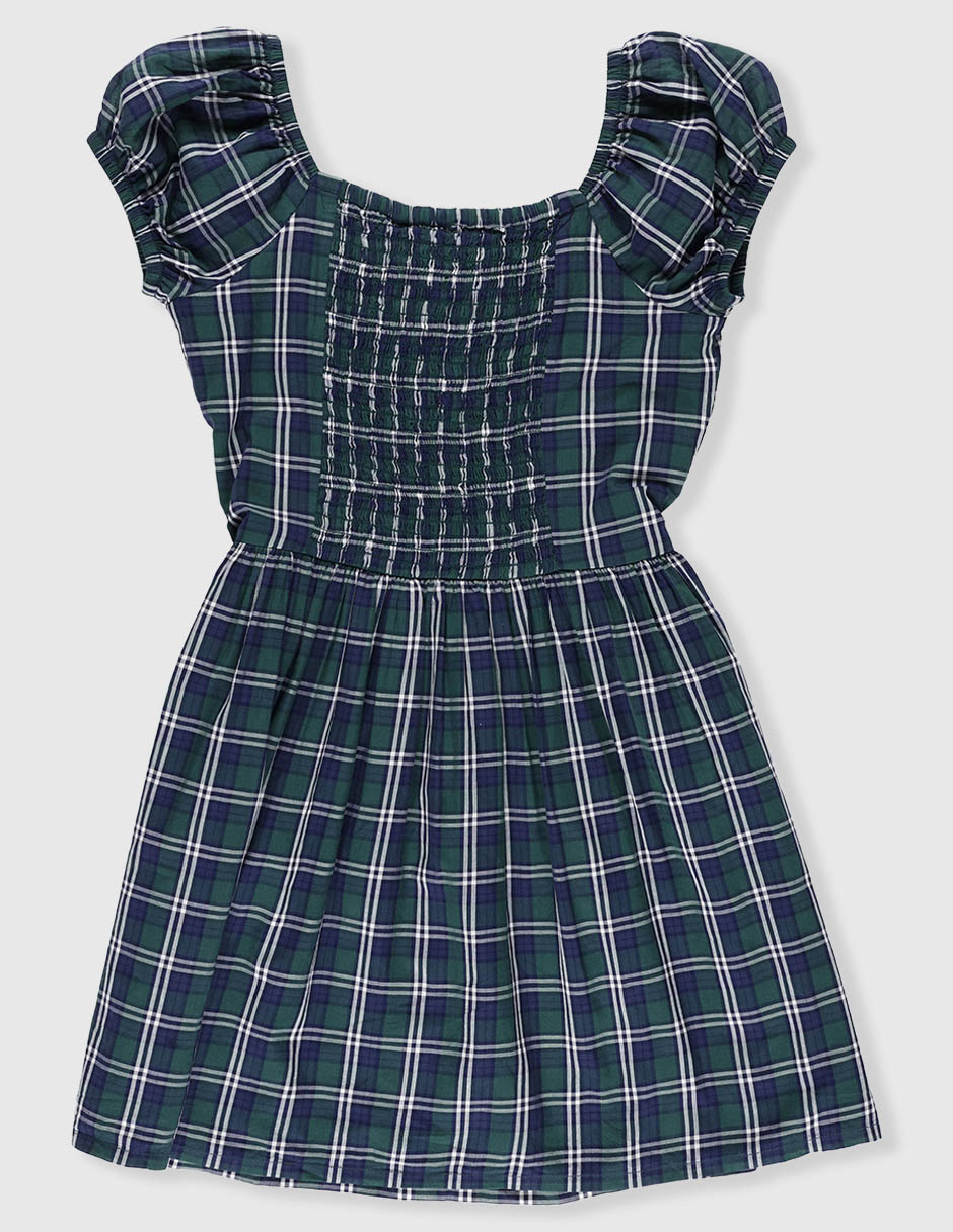 Vestido manga globo para niña 3