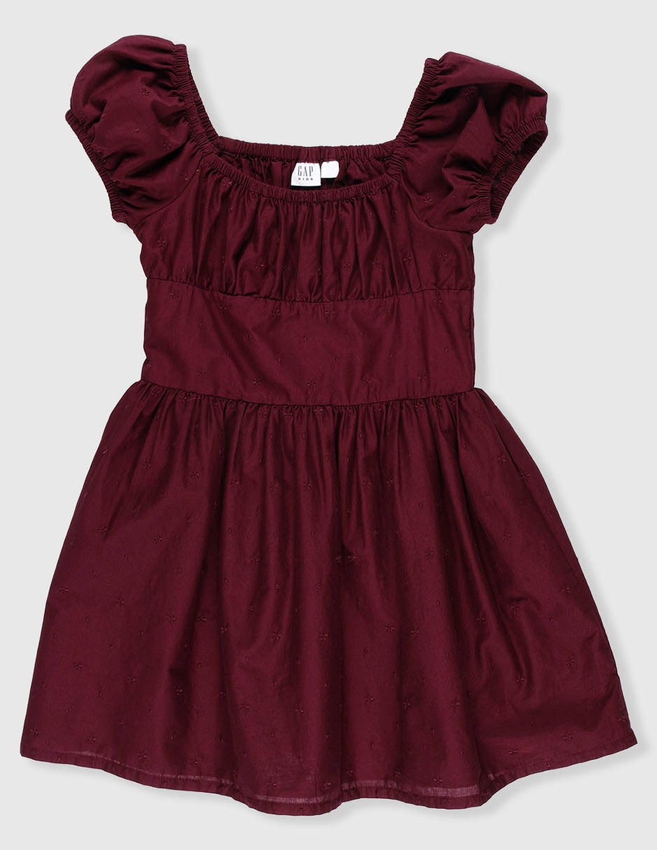 Vestido manga globo para niña 2