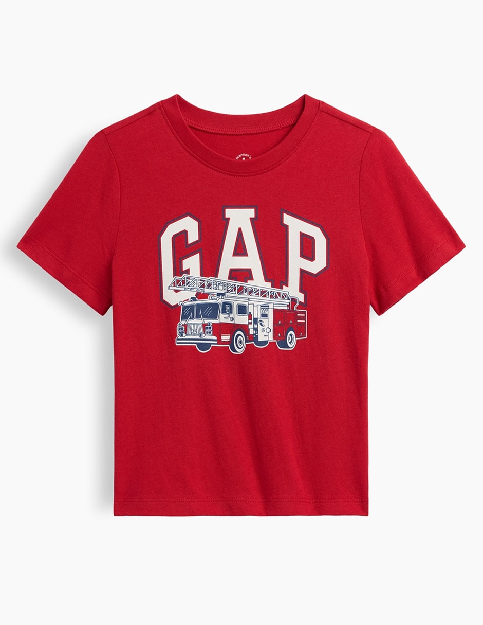 Playera manga corta para niño