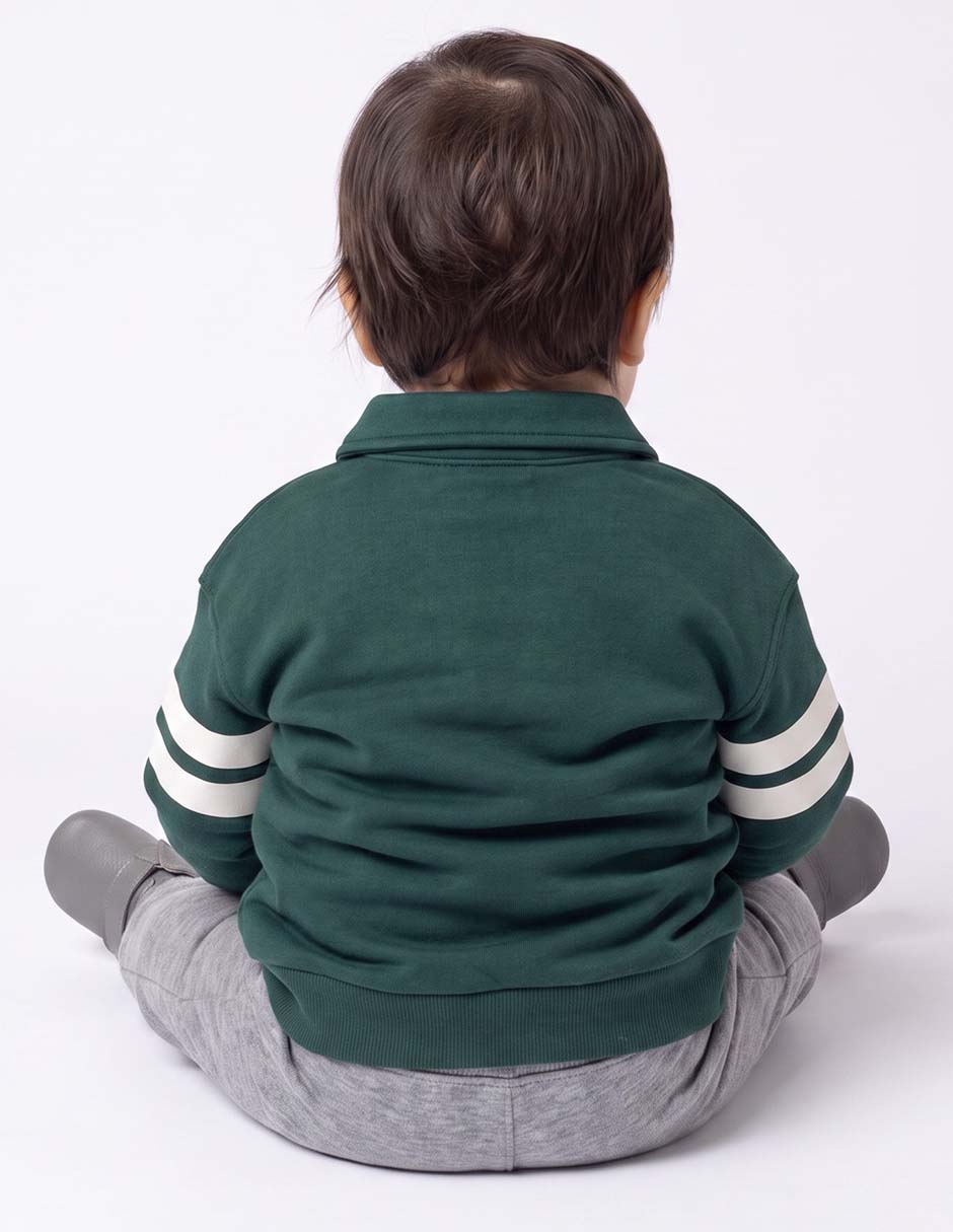 Playera tipo polo de algodón para niño 2