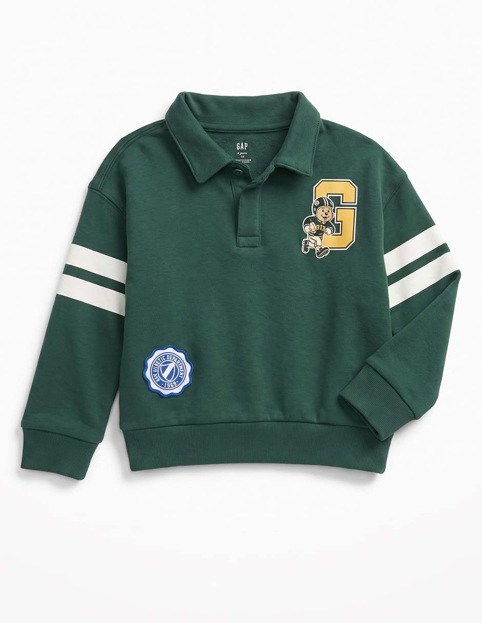 Playera tipo polo de algodón para niño 3