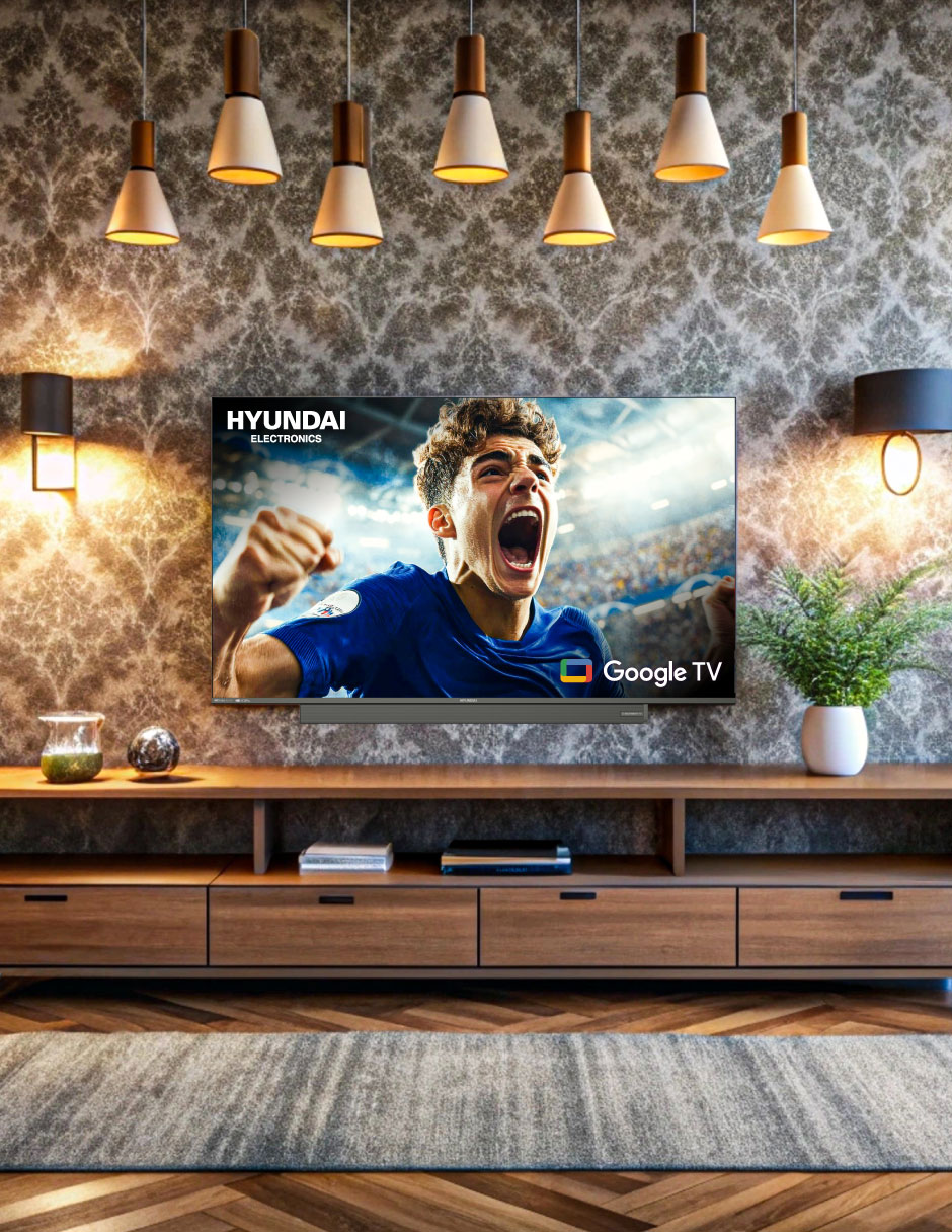 Pantalla Smart TV LED de HD HYLED5028FGHYLED5028FG con Google TV 3