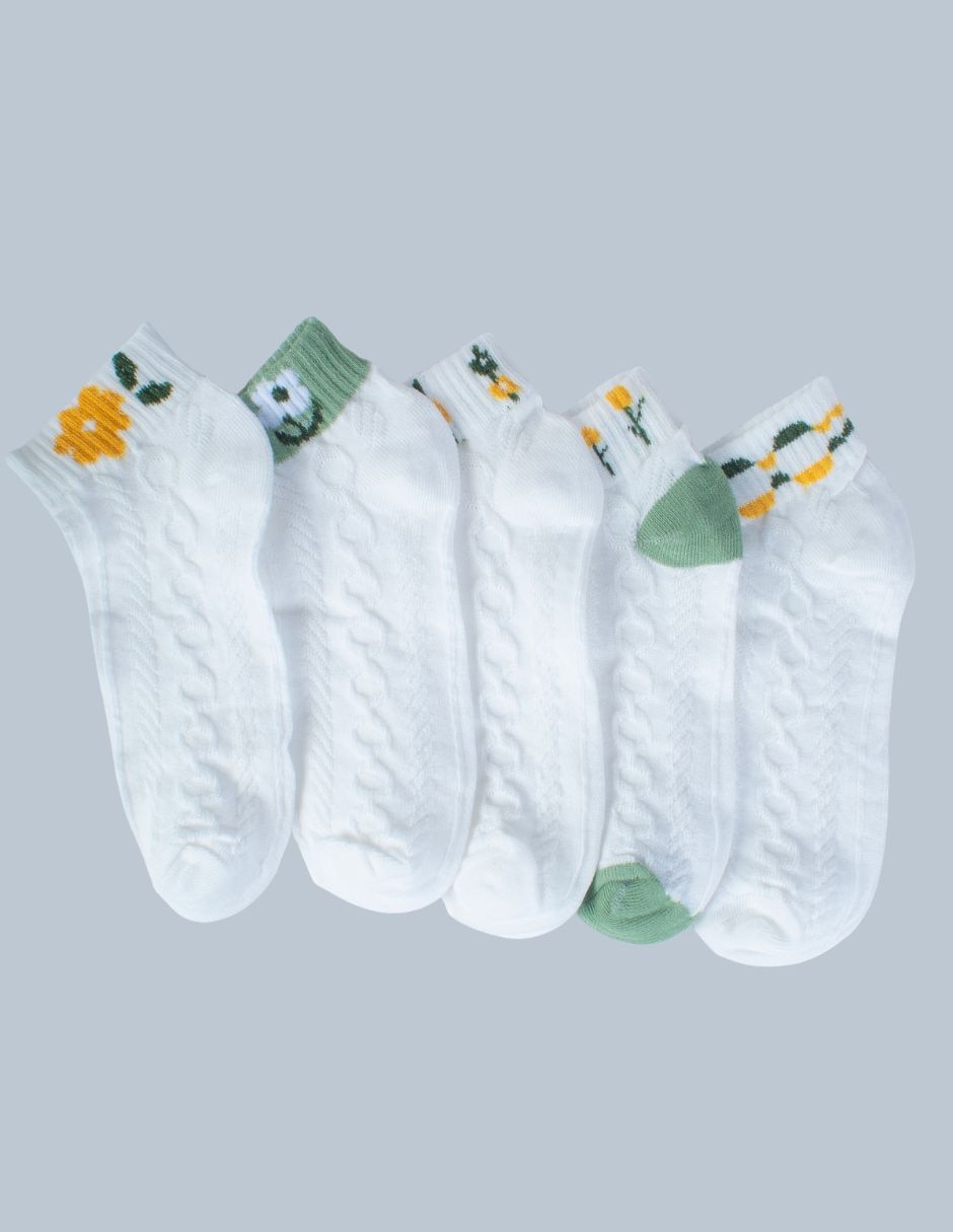 Set de tín de algodón para mujer 5 pares 2