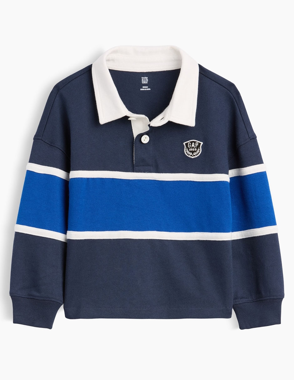 Playera tipo polo de algodón para niño 2