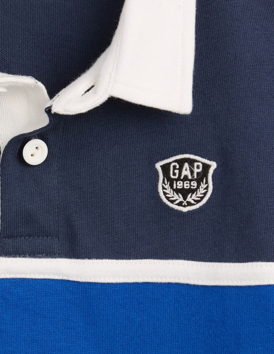 Playera tipo polo de algodón para niño 4