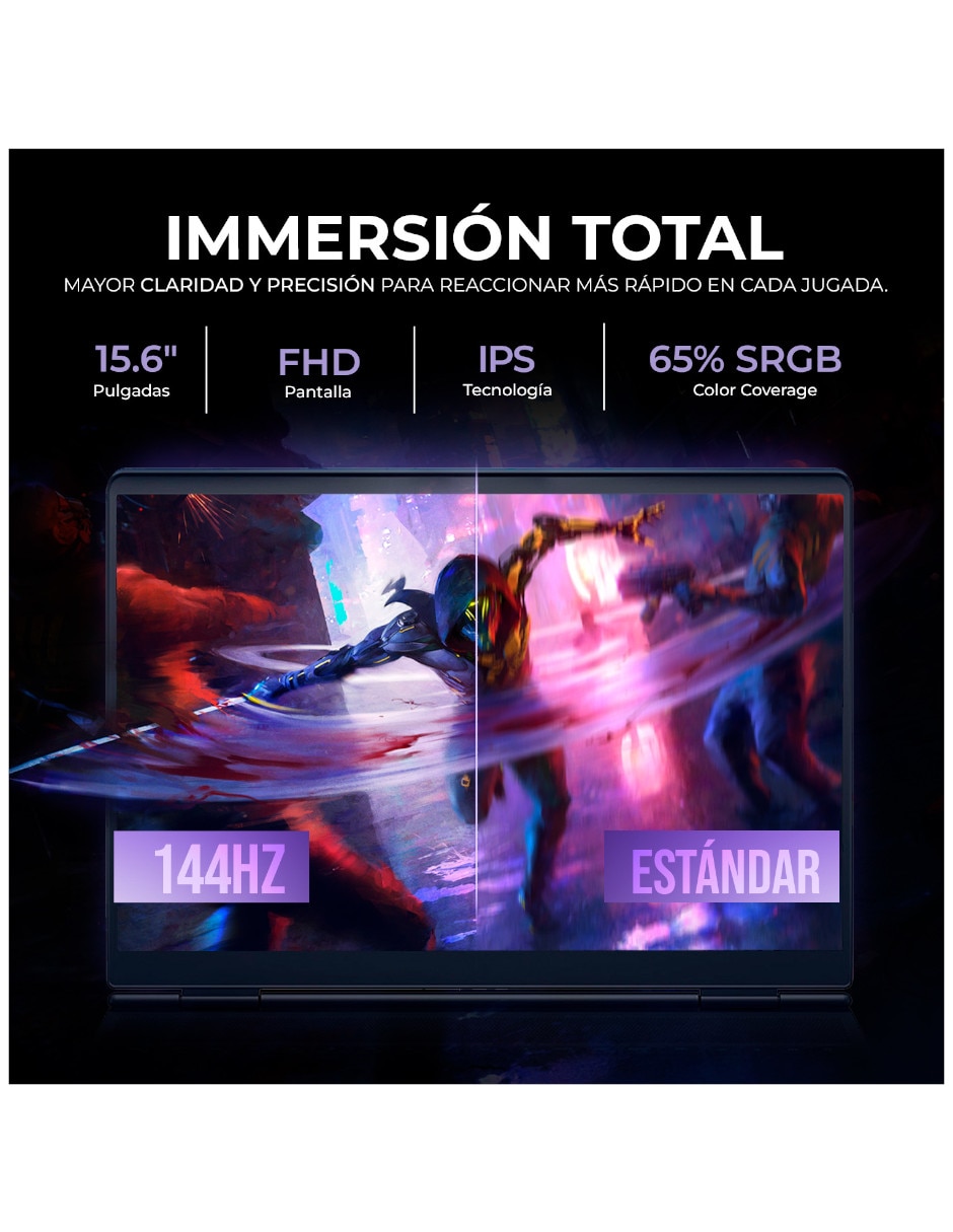Figura de colección ghia lb16gi5 15.6 pulgadas full hd intel core i5 nvidia geforce rtx 3050 16 gb ram 512 gb ssd