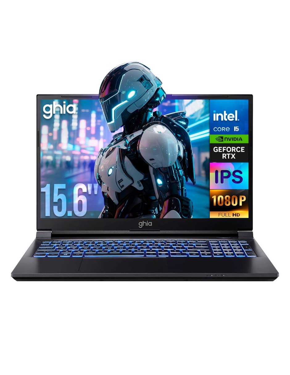 GHIA Figura de colección ghia lb16gi5 15.6 pulgadas full hd intel core i5 nvidia geforce rtx 3050 16 gb ram 512 gb ssd