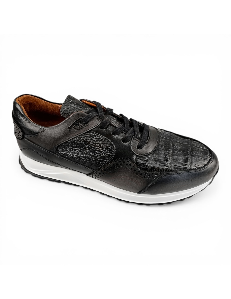 Tenis de pielgromo nexus para hombre