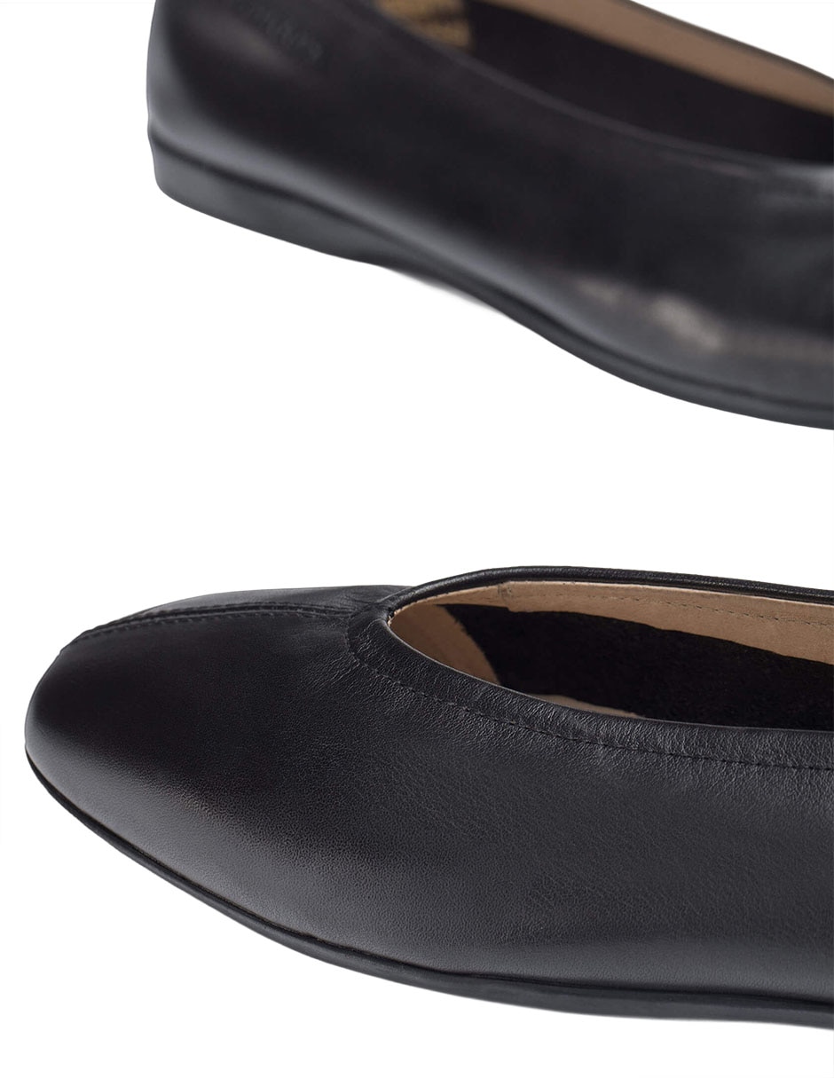 Balerina de piel para mujer 4