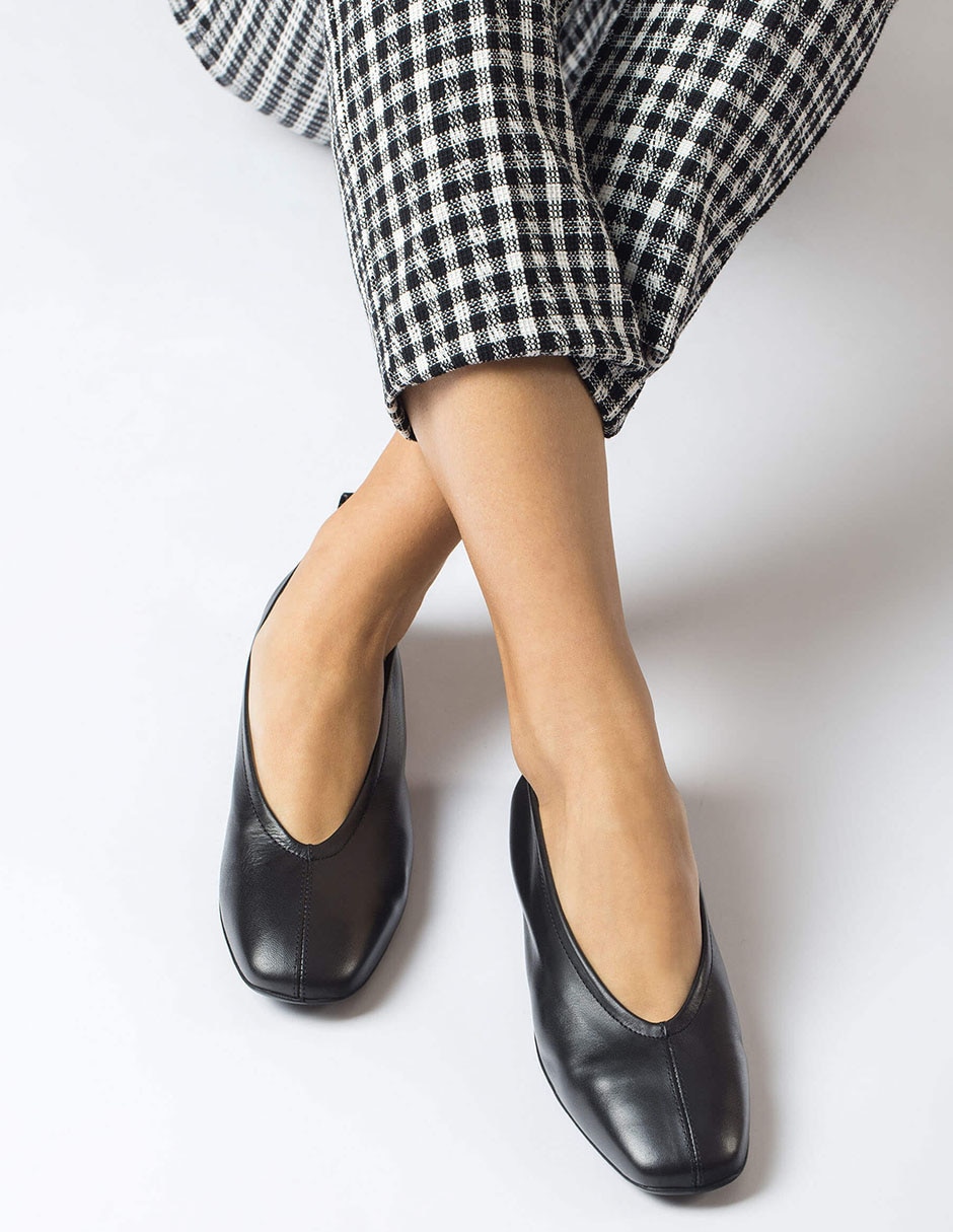 Balerina de piel para mujer 5