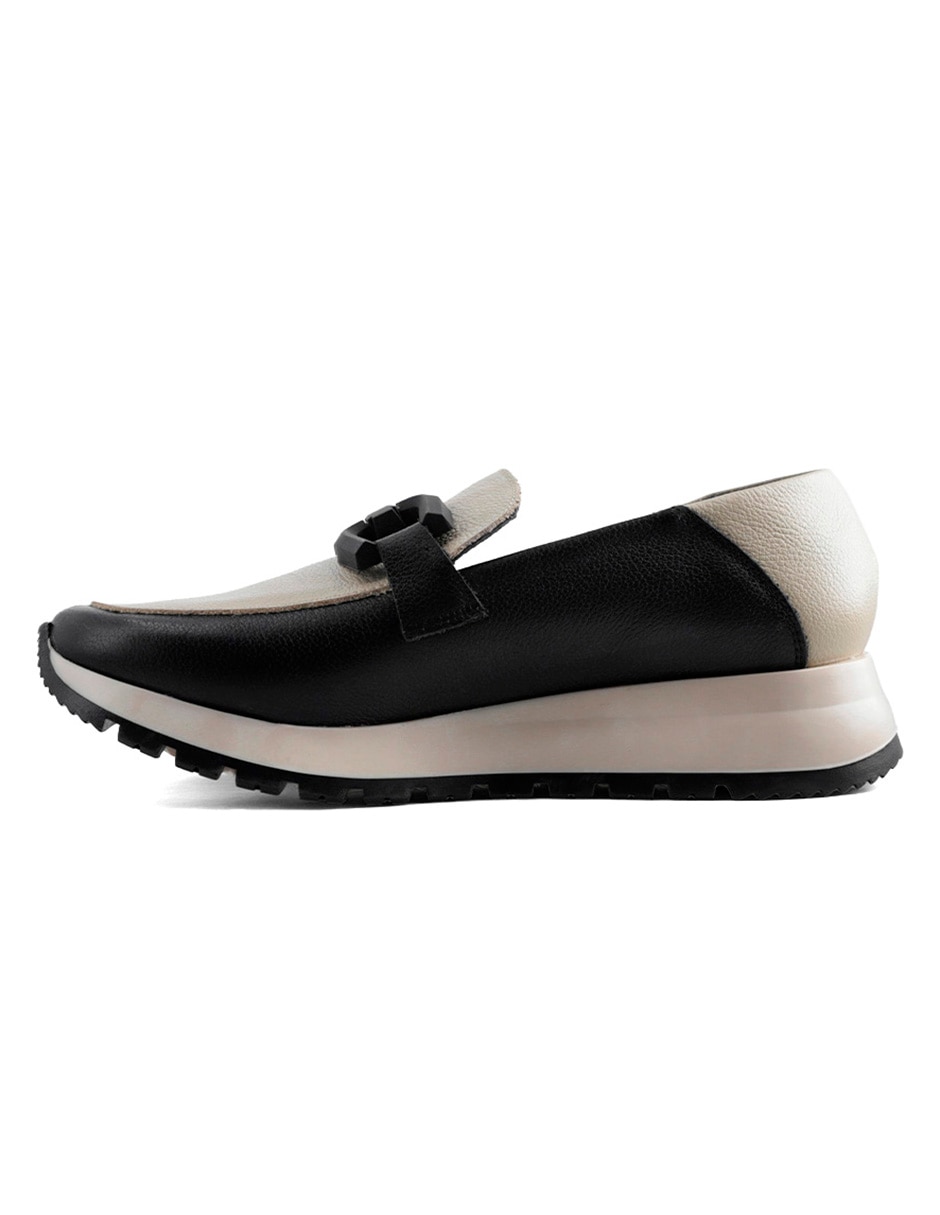 Zapato michel domit de piel para mujer