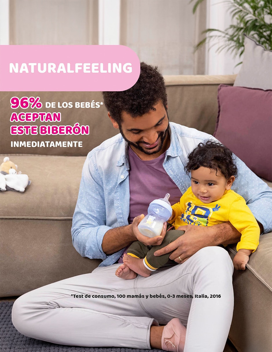 Set de biberó Chicco Natural Feeling de 8 oz