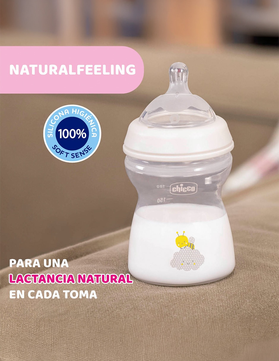 Set de biberó Chicco Natural Feeling de 8 oz