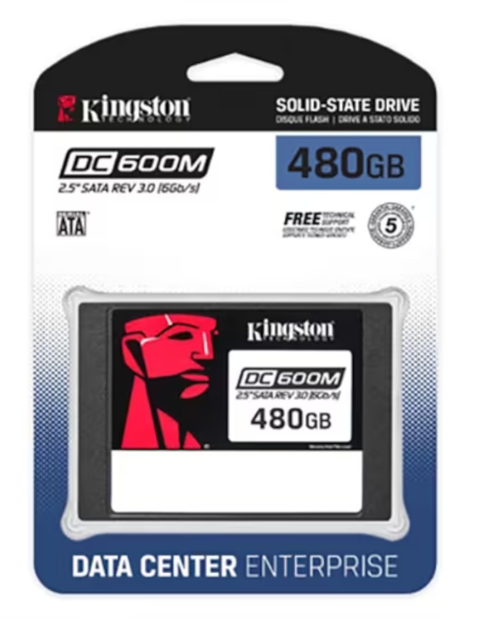 Memoria SSD capacidad 480 GB