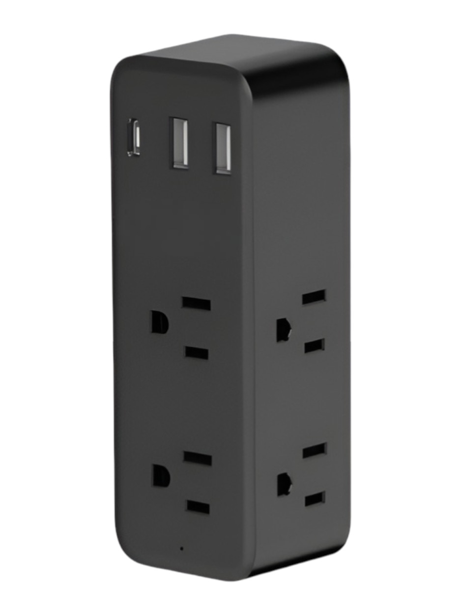 Multicontacto XTLLAR14204 de 4 contactos y 2 puertos USB