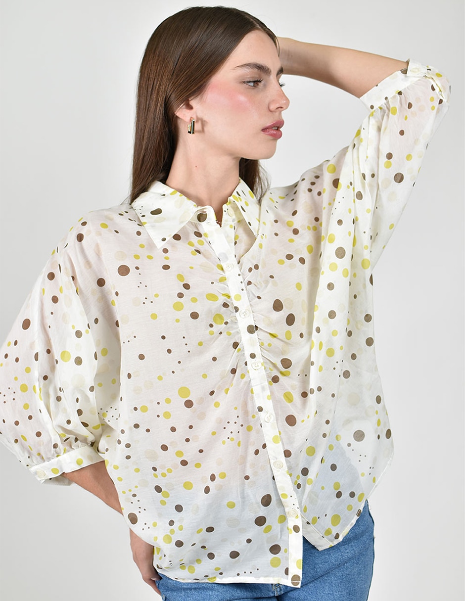 Blusa manga 3/4 para mujer 4
