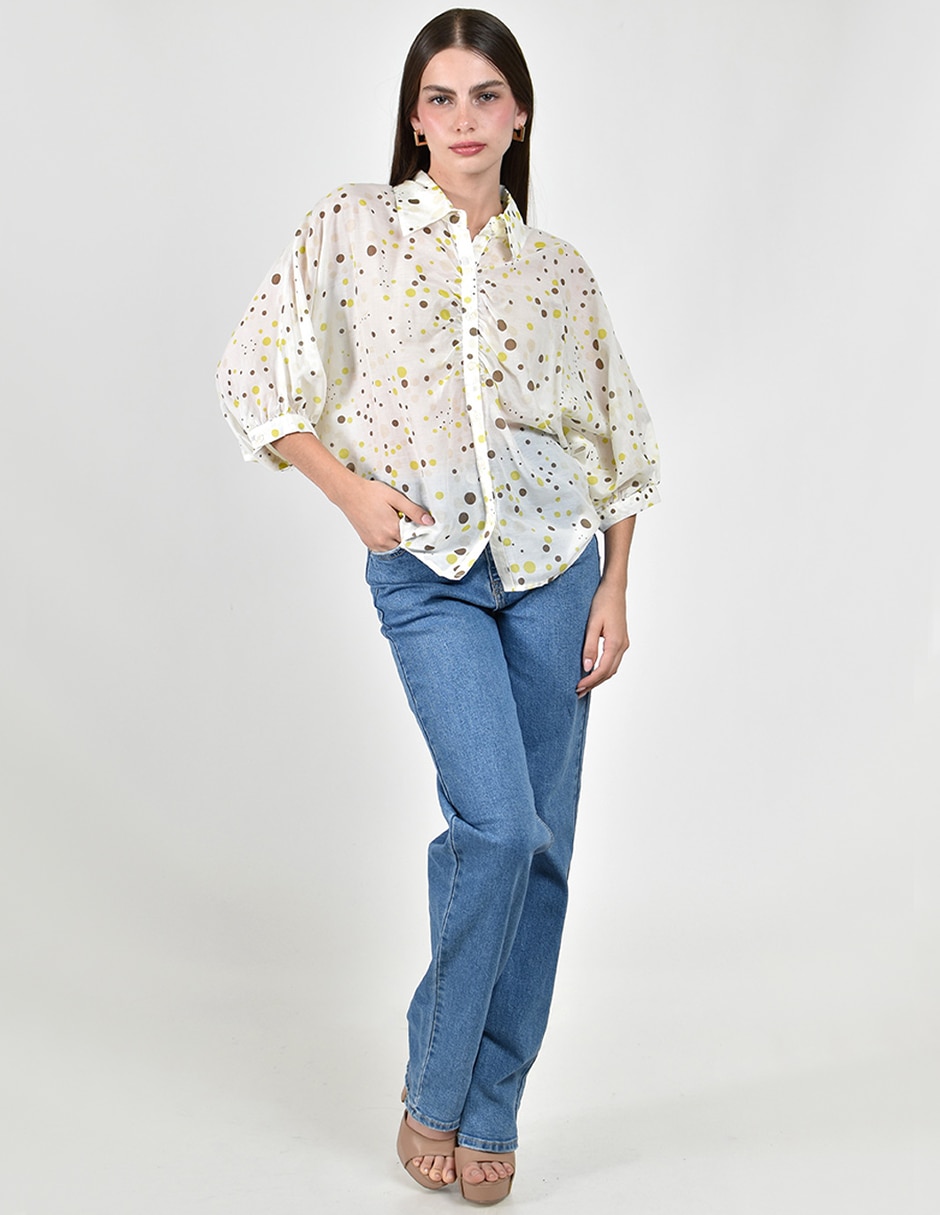 Blusa manga 3/4 para mujer 5