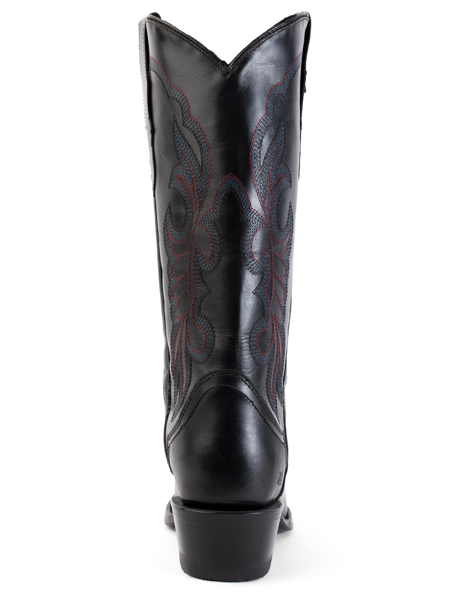 Bota cowboy abajo de la rodilla Siete Leguas de piel para mujer