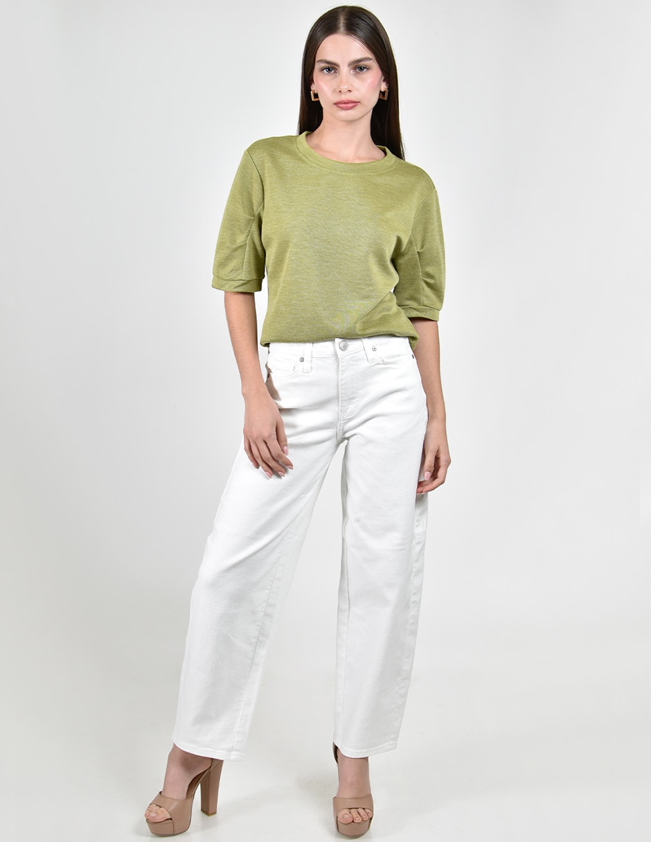 Jeans barrel para mujer 4