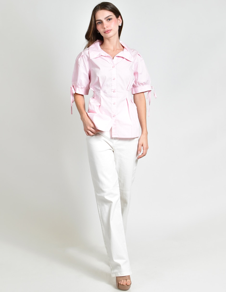 Blusa manga corta para mujer 5
