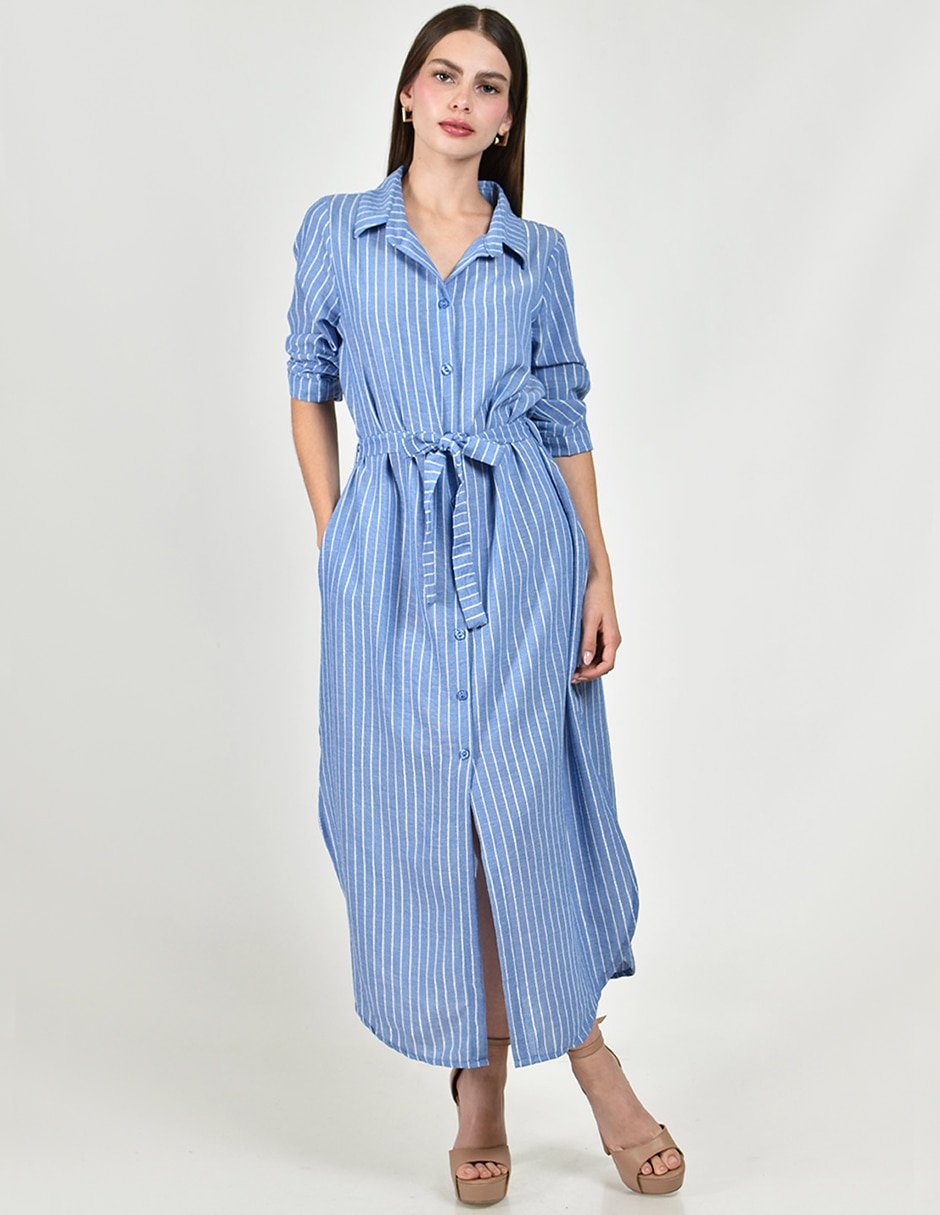 Vestido camisero midi Casual para mujer Vestido camisero midi Casual para mujer