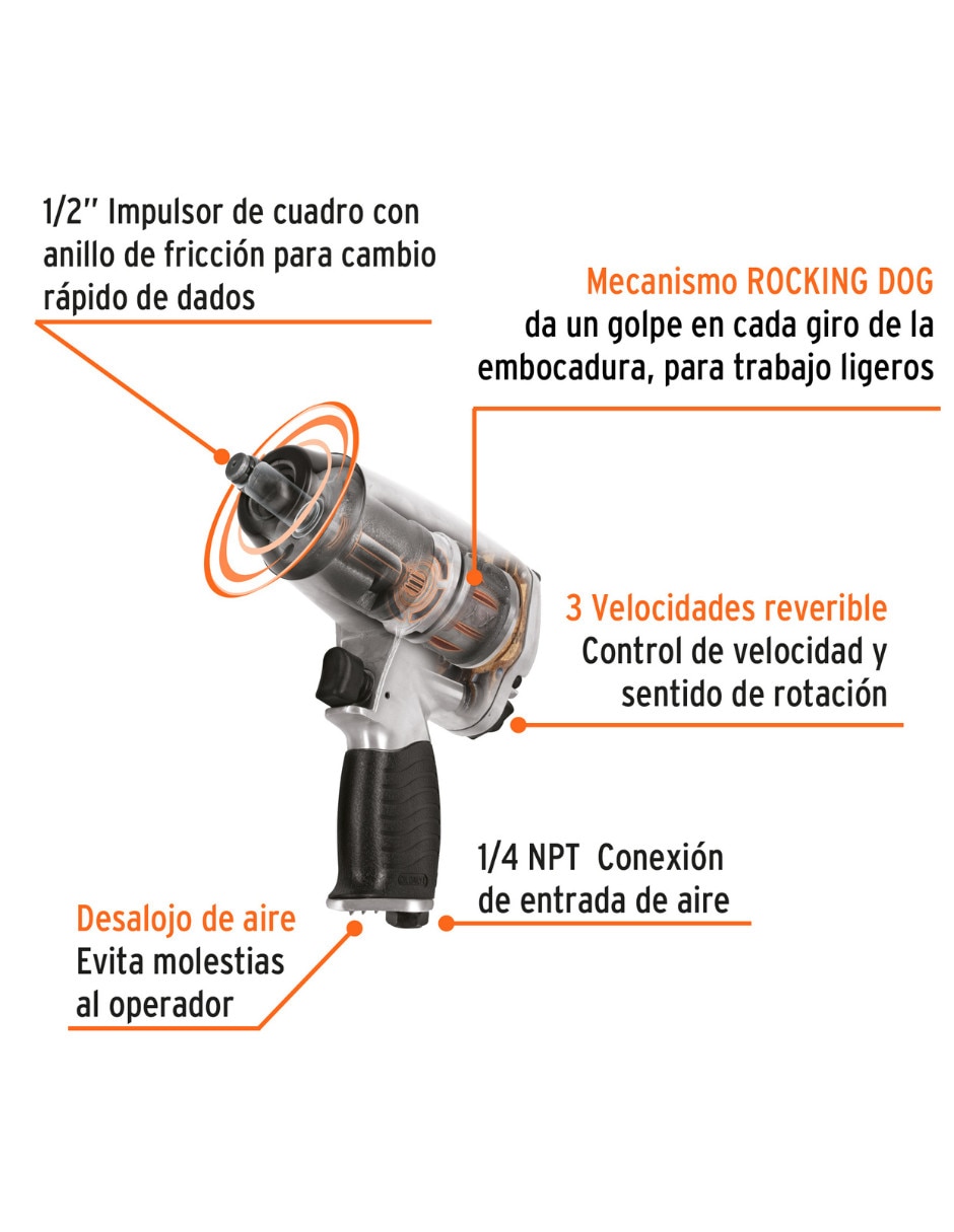 Truper impacto pistola de impacto