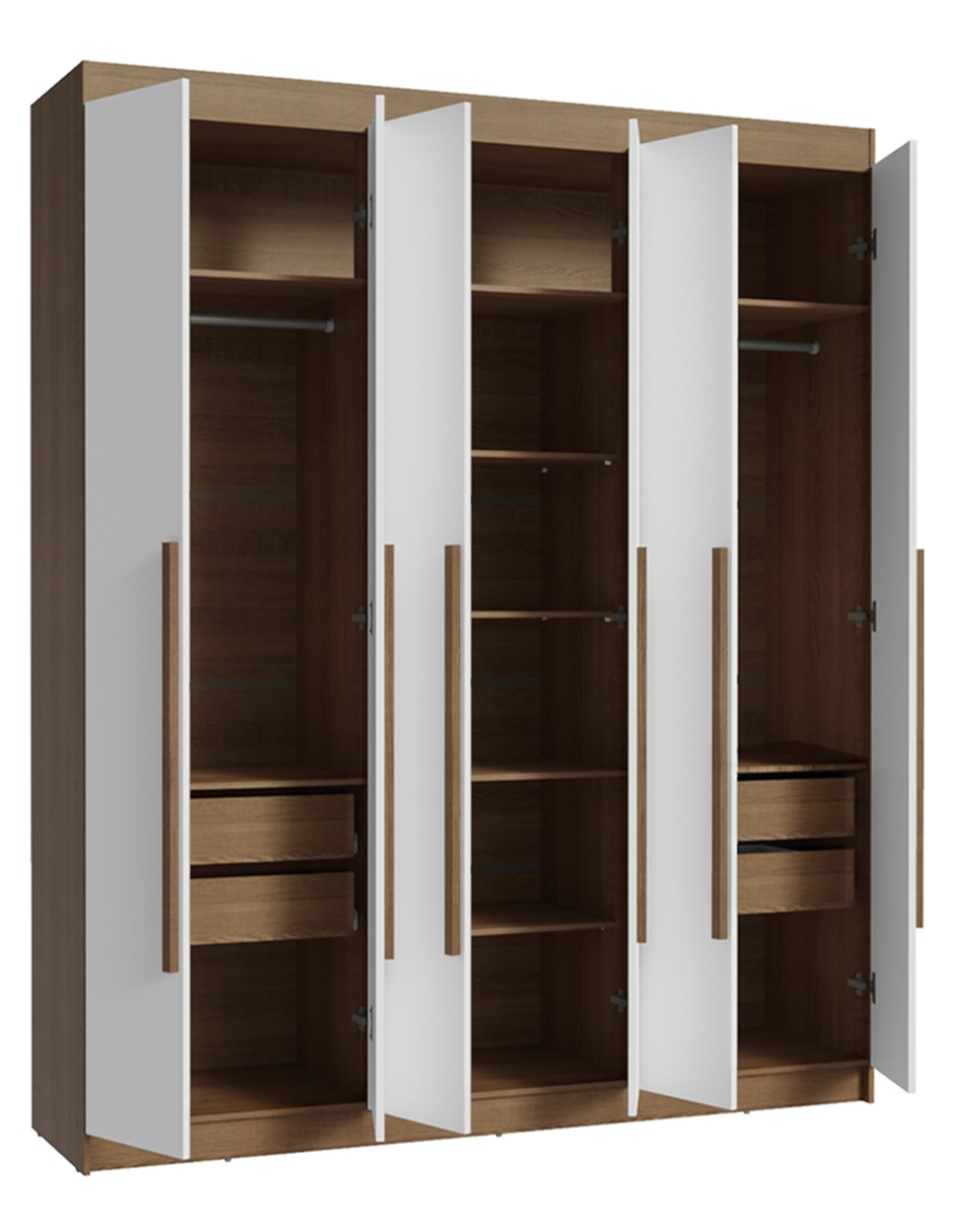 Ropero armable Madesa Venus 1106J34GL2 de MDP