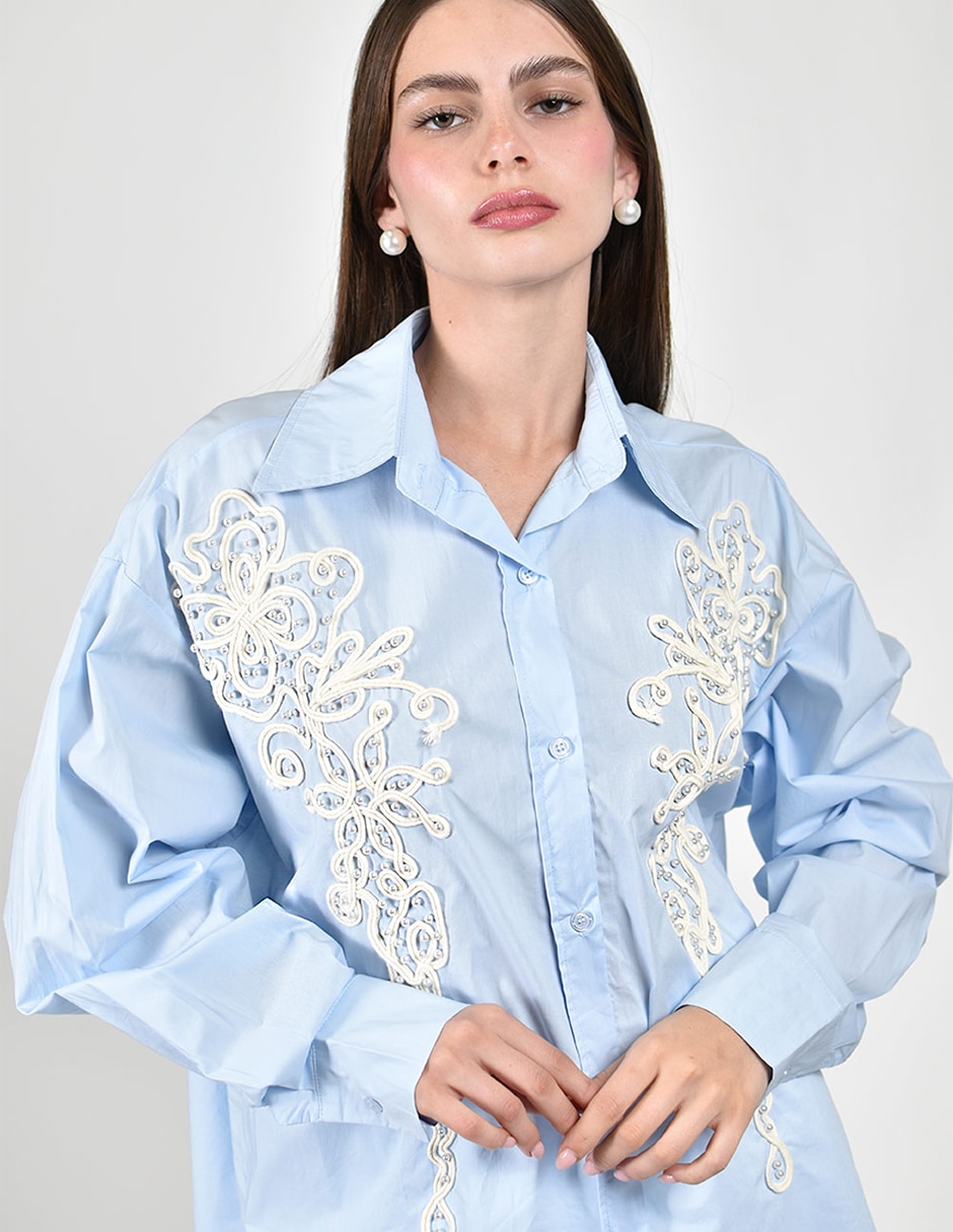 Blusa manga larga para mujer 3