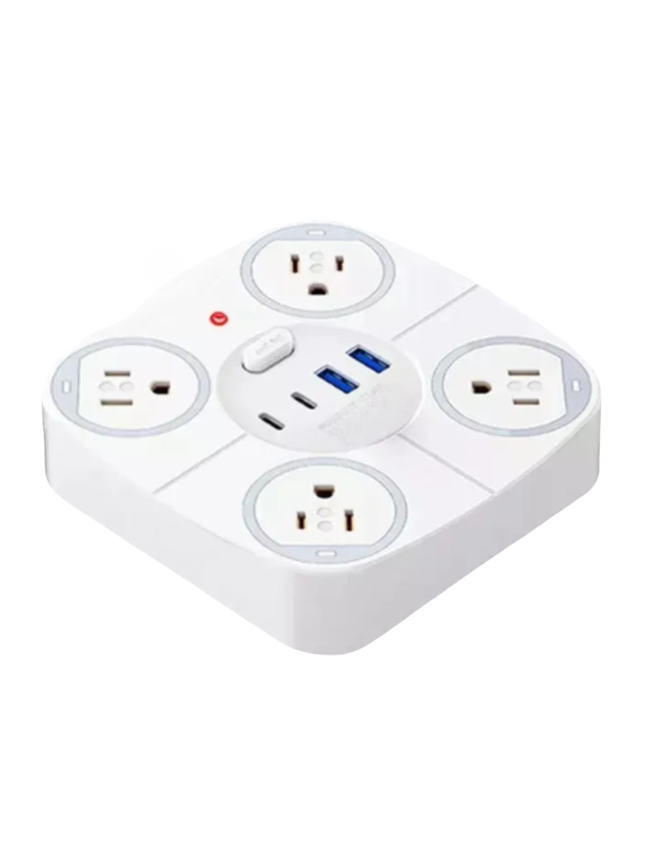Multicontacto XTLLAR14209 de 4 contactos y 2 puertos USB Multicontacto XTLLAR14209 de 4 contactos y 2 puertos USB