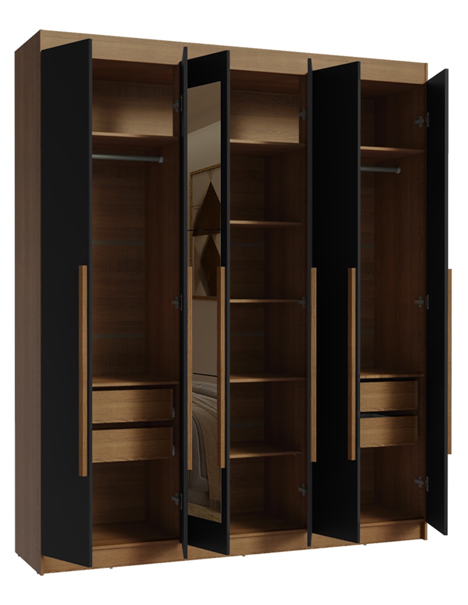 Ropero armable Venus 1106C12E4GL2 de MDP 7