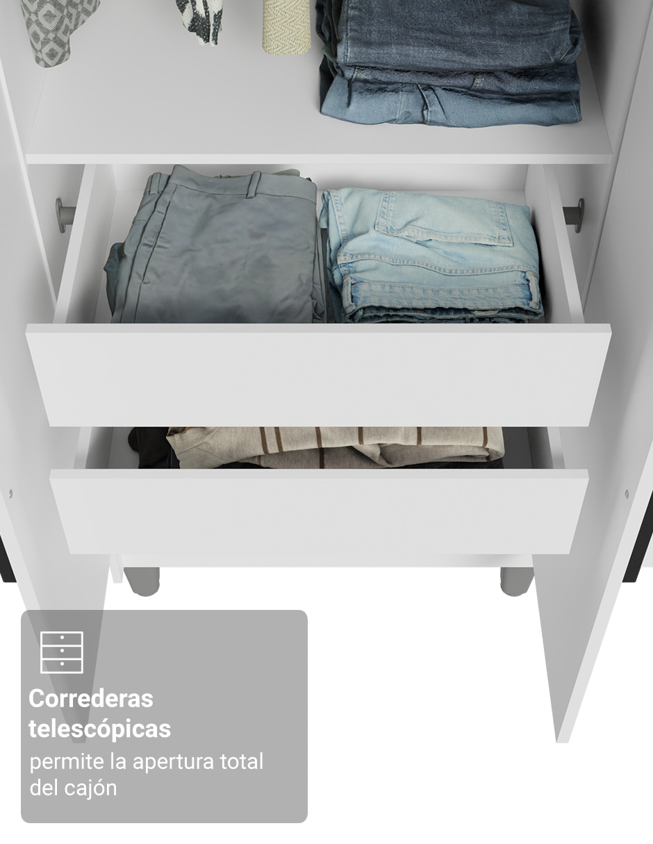 Ropero armable Venus 1106K54GL3CP de MDP 5