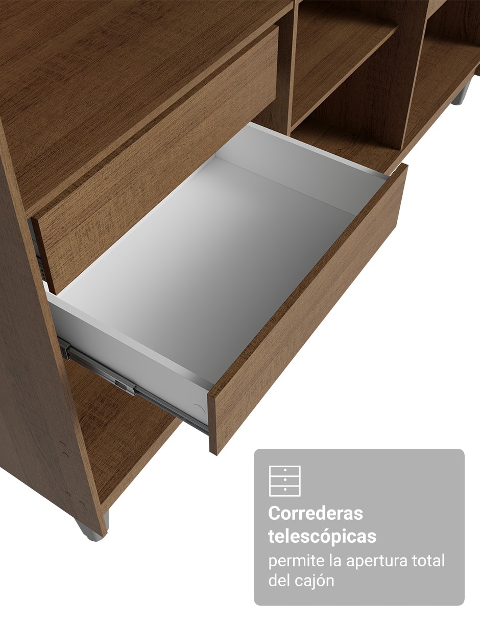 Ropero armable Madesa Venus 11065ZCL4GL1CP de MDP