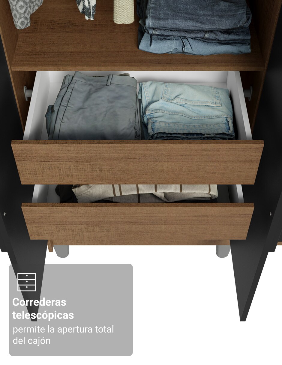 Ropero armable Venus 1106L32E4GL1CP de MDP 5