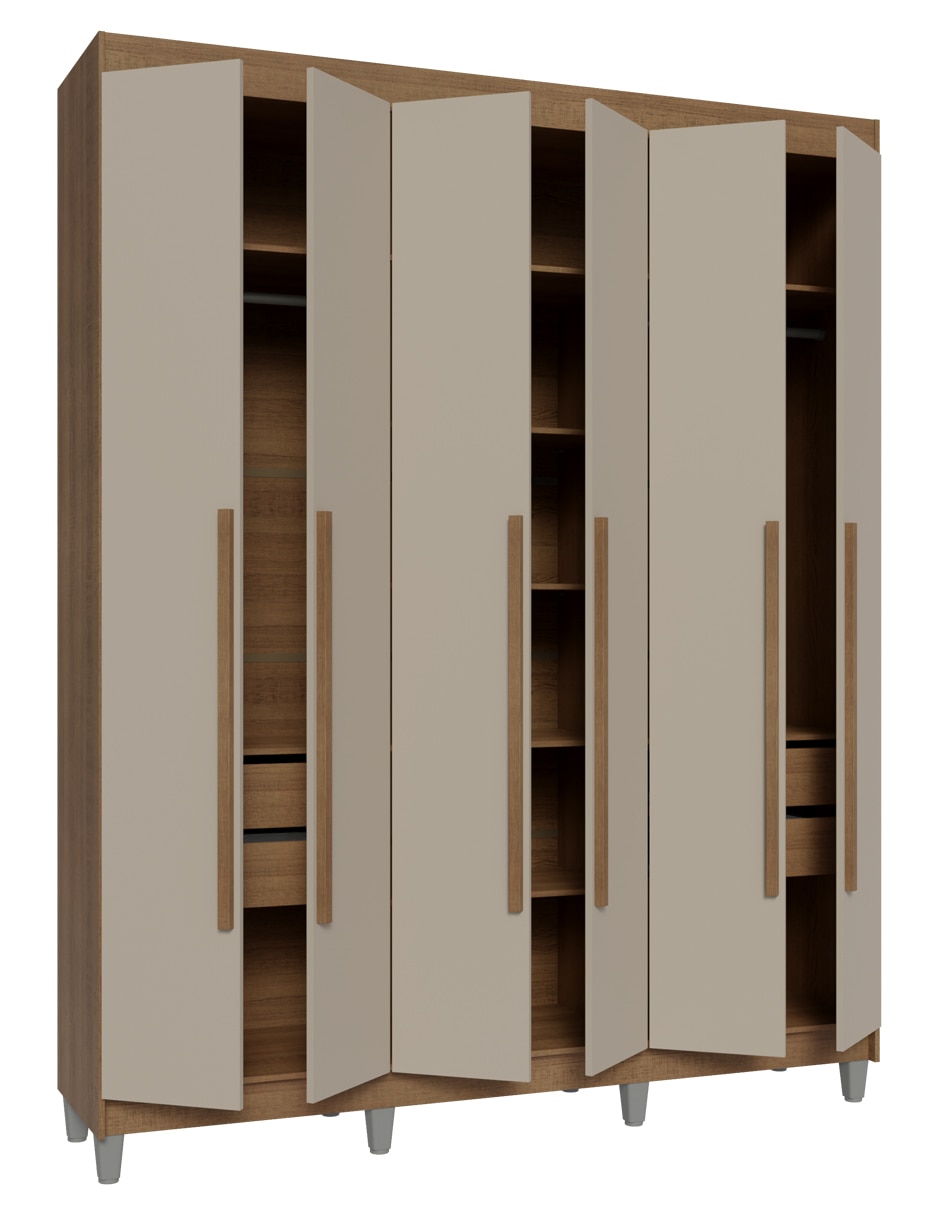 Ropero armable Venus 1106K94GL1CP de MDP 7