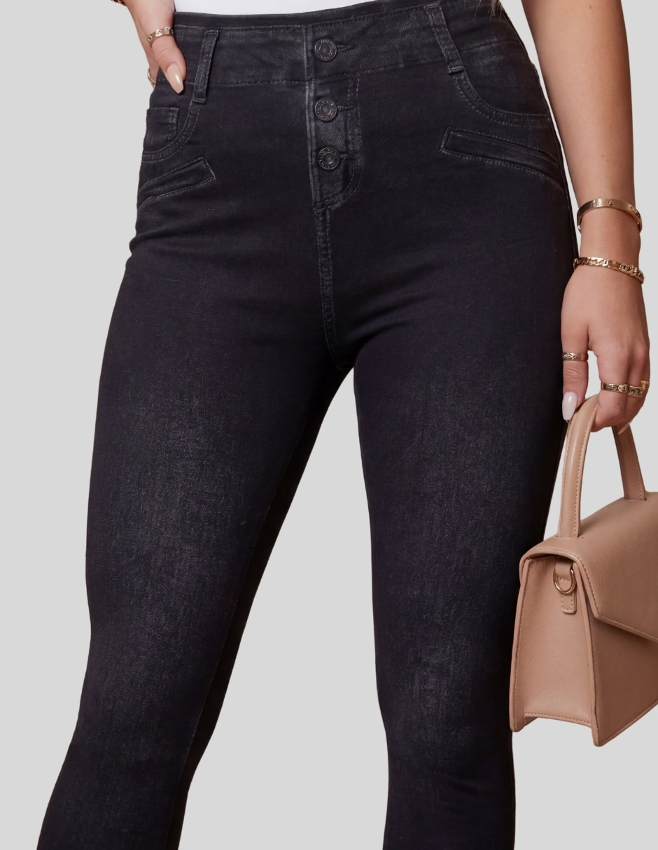 Legging a la cintura alta con elástico para mujer 7