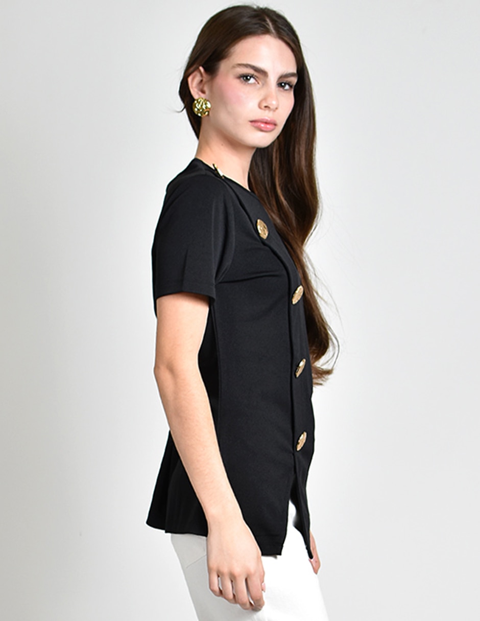 Blusa manga corta para mujer 2