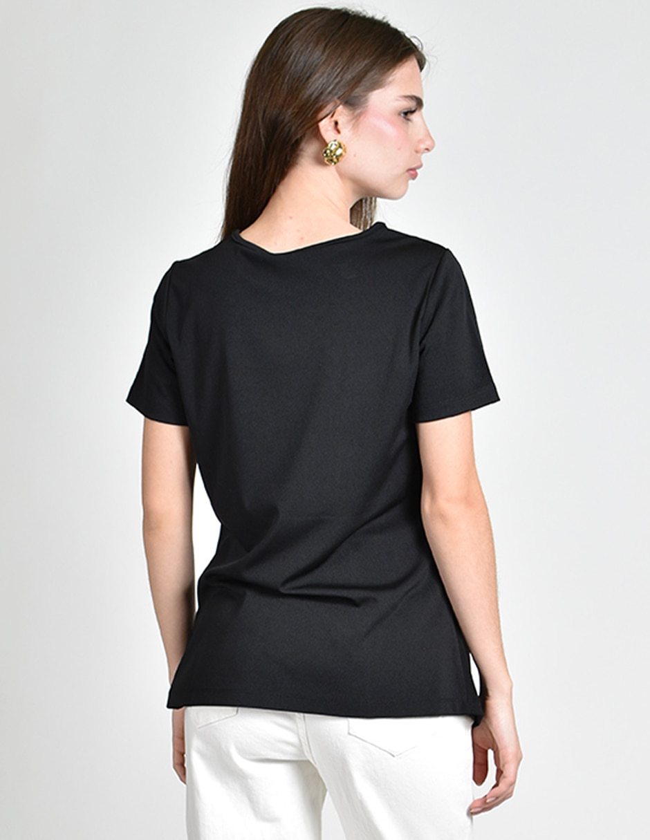 Blusa manga corta para mujer 5