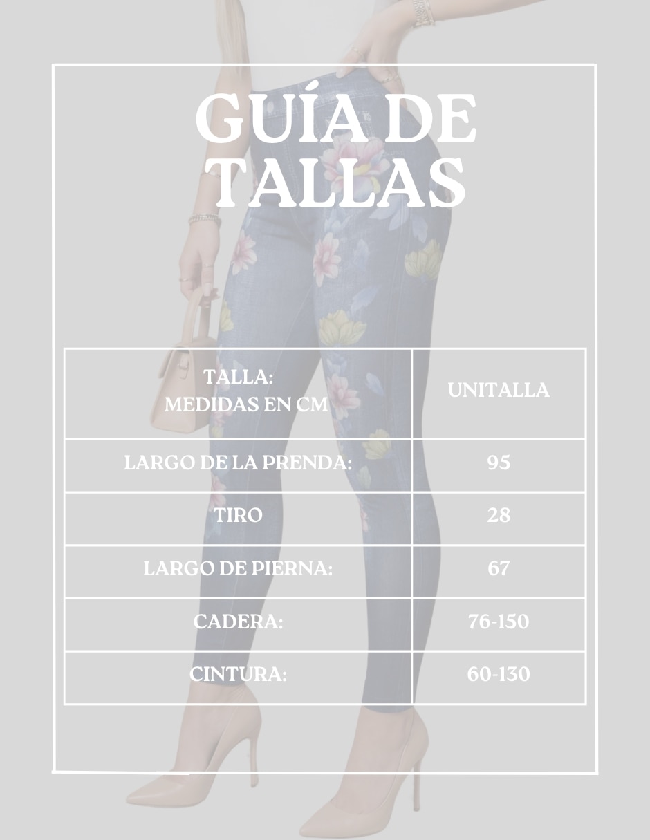 Legging a la cintura alta con elástico para mujer 3
