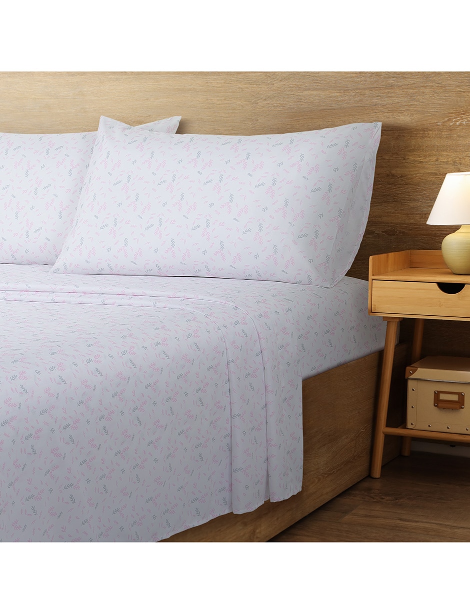 Juego de sábanas de microfibra mara soft pink