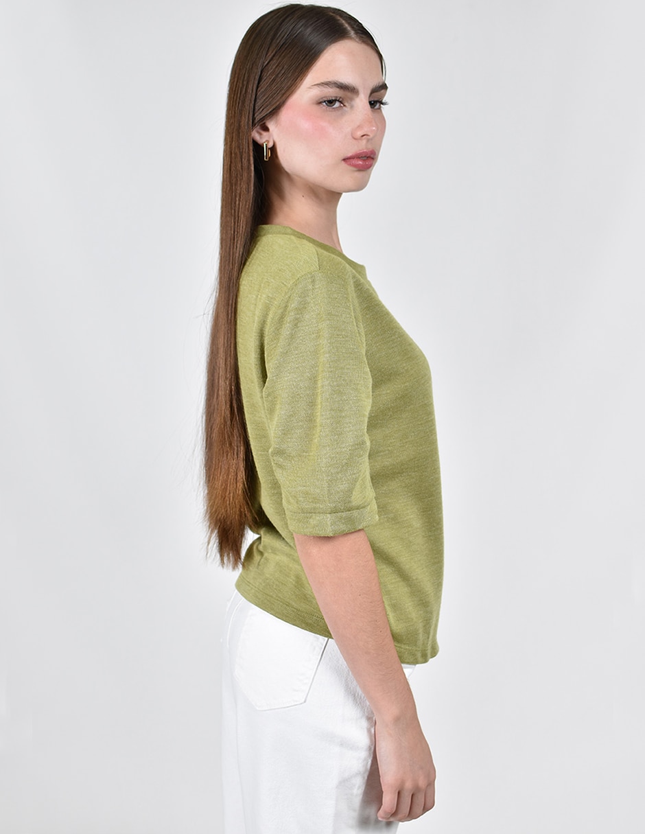 Blusa manga corta para mujer 3