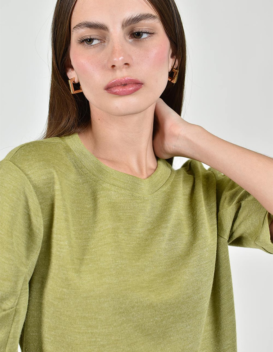 Blusa manga corta para mujer 4