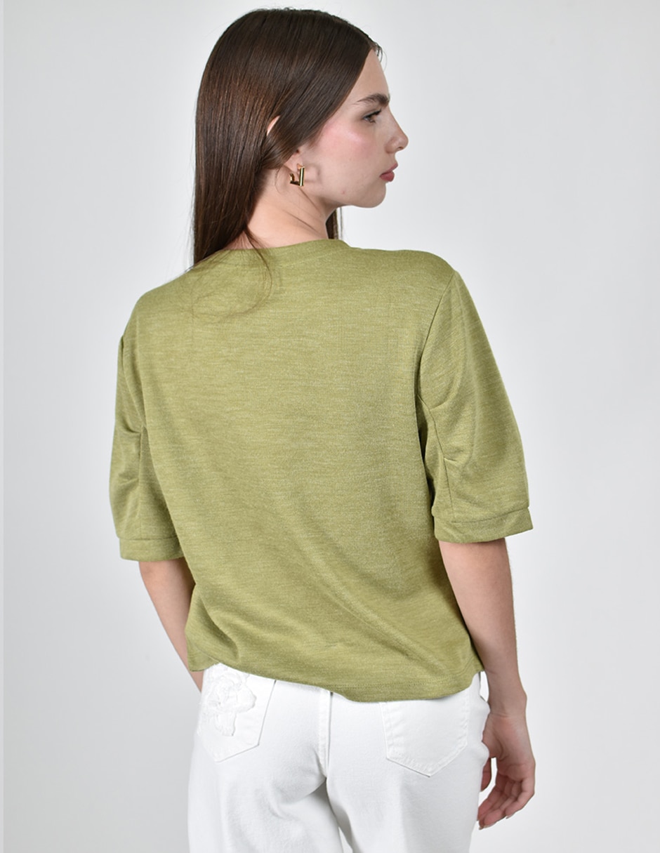 Blusa manga corta para mujer 2